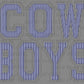 Cowboys Faux Embroidery Navy Grey Sports Mascot Ready to Press Transfer DTF Transfer Sublimation Transfer