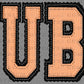 Cubs Faux Embroidery Orange Black Sports Mascot Ready to Press Transfer DTF Transfer Sublimation Transfer