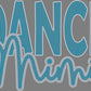 Dance Mimi 2-Color Approximately 11" wide Spangle Transfer