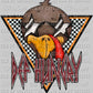 Def Hungry Turkey Thanksgiving Ready To Press Transfer DTF Sublimation