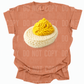 Deviled Egg Faux Fake Yarn Ready to Press Transfer DTF Transfer Sublimation Transfer