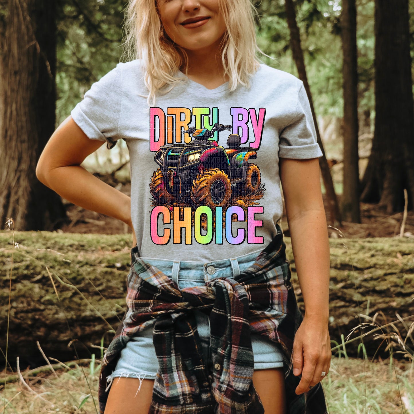 Dirty by Choice ATV Ready to Press Transfer DTF Transfer Sublimation Transfer