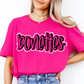 Donettes Doodle Mascot Ready to Press Transfer DTF Transfer Sublimation Transfer