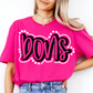 Dons Doodle Mascot Ready to Press Transfer DTF Transfer Sublimation Transfer (Copy)