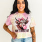Highland Cow Don't Burst My Bubble Ready to Press Transfer