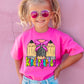 Kindergarten Girl Pencils Back to School Ready to Press Transfer DTF Transfer Sublimation Transfer