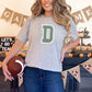 Dragons Faux Embroidery Green White Sports Mascot Ready to Press Transfer DTF Transfer Sublimation Transfer