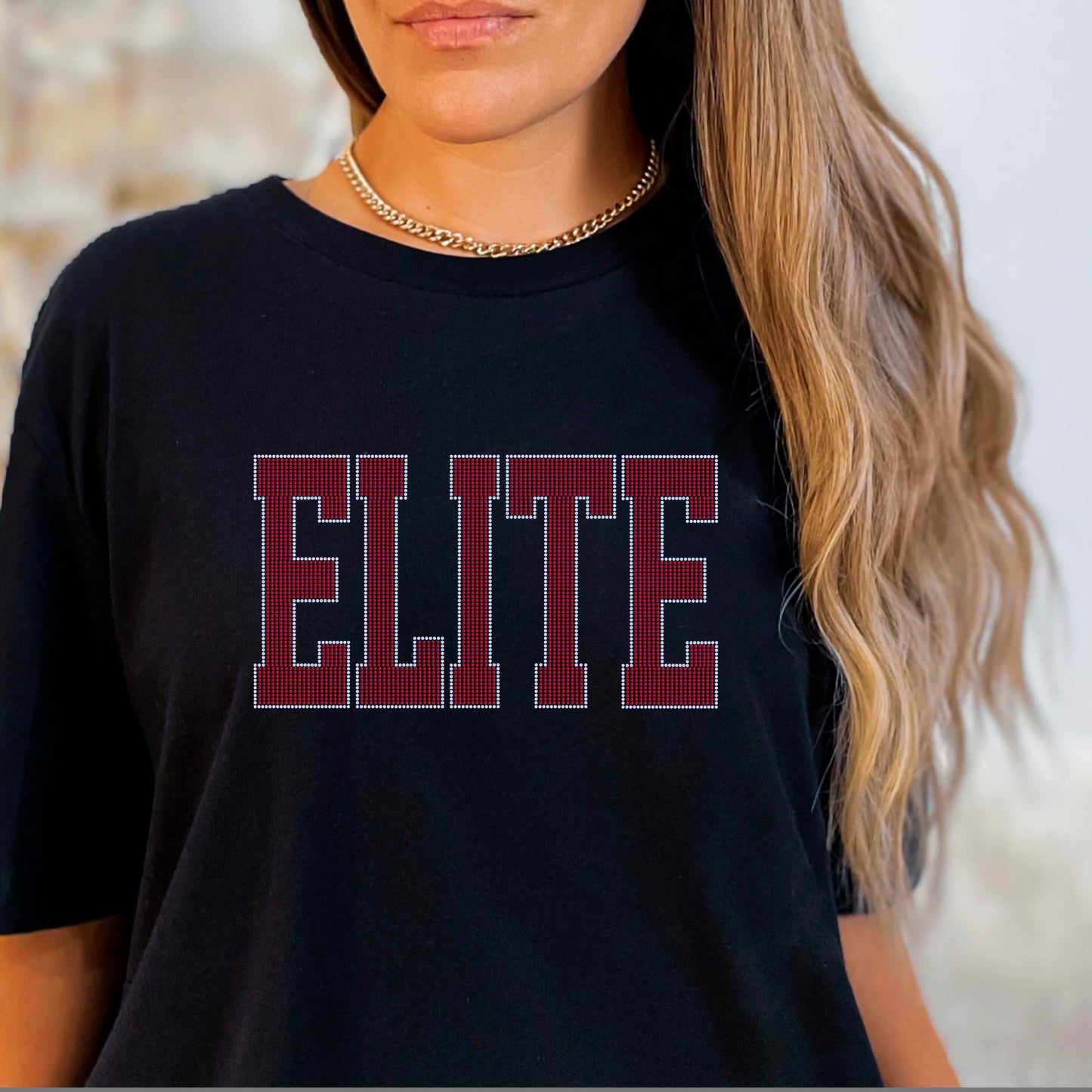 Elite 2-Color Approximately 11" wide Spangle Transfer