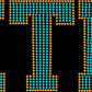 Extra 2-Color Approximately 11"X3" wide Spangle Transfer