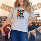 Eagles Orange Flowers Checkered Sports Mascot Ready to Press Transfer DTF Transfer Sublimation Transfer