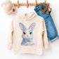 Blue Boy Easter Bunny DTF Transfers Sublimation Transfers
