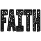 Faith Faux Embroidery Faux Sequins PNG Digital File ONLY