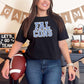 Falcons Faux Embroidery Blue White Sports Mascot Ready to Press Transfer DTF Transfer Sublimation Transfer