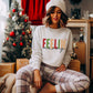 Feelin Merry Winter Christmas Snowmen Ready to Press DTF Transfer Sublimation Transfer