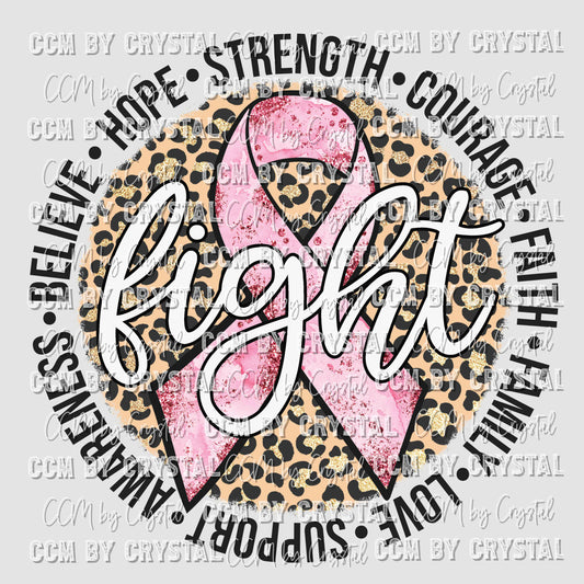 Fight Against Breast Cancer Awareness Ready to Press Transfer