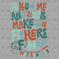 Follow Me and I Will Make You Fishers of Men Mathew 4:19 Ready to Press Transfer DTF Transfer Sublimation Transfer