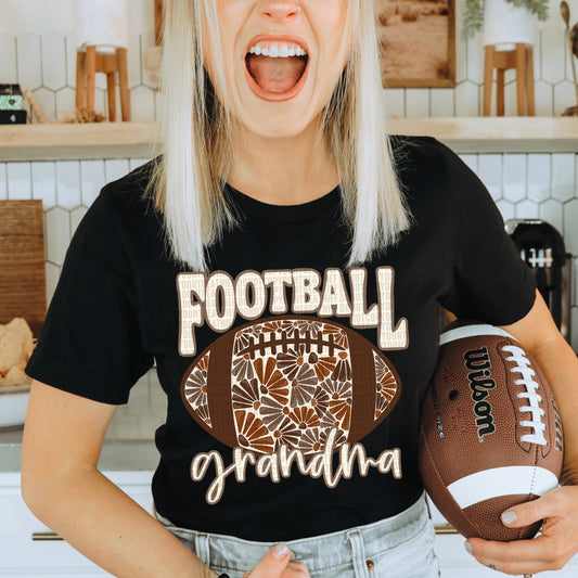 Football Grandma Ready to Press Transfer DTF Transfer Sublimation Transfer