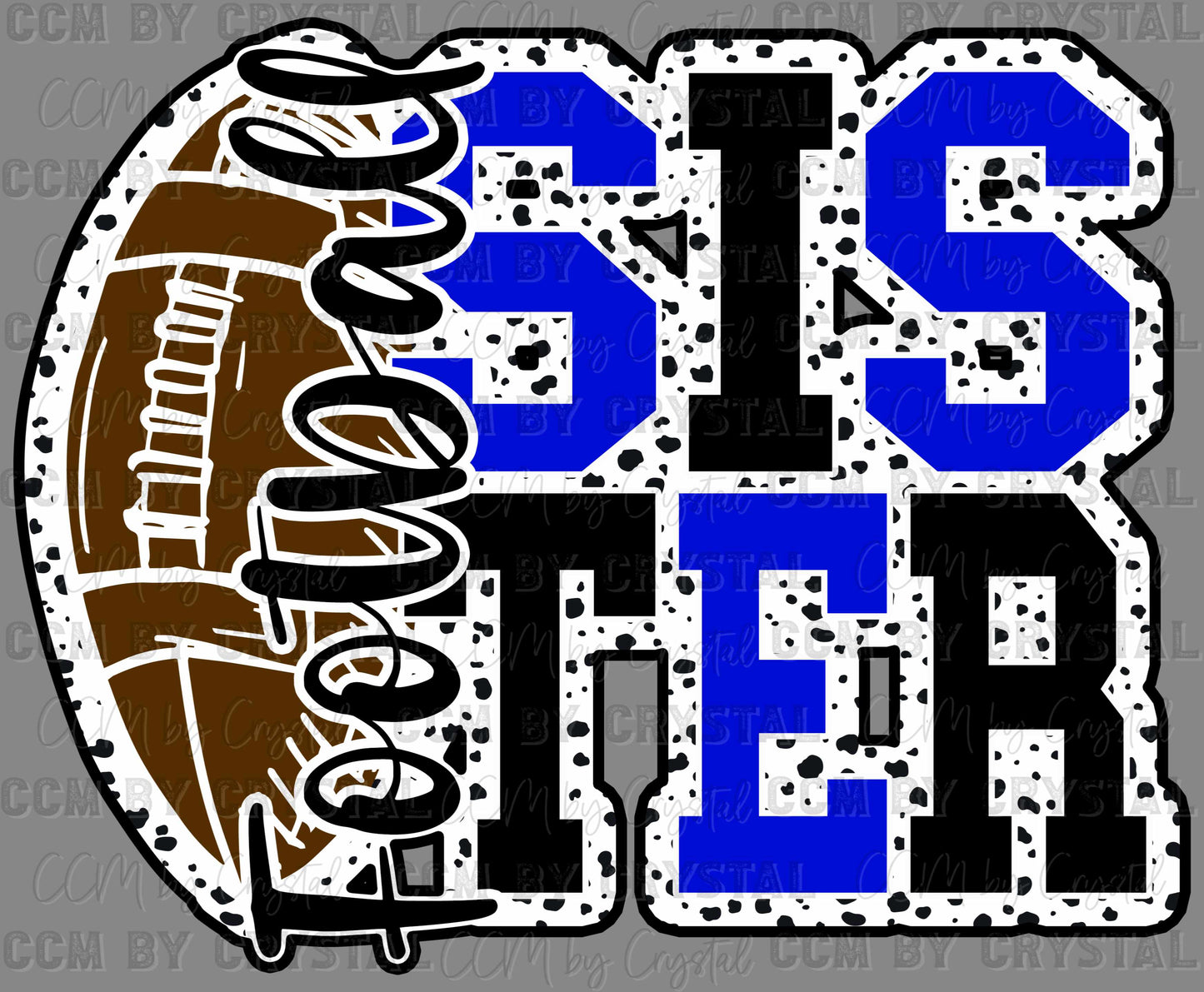 Football Sister Sports Ready to Press Transfer DTF Transfer Sublimation Transfer