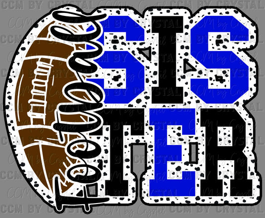 Football Sister Sports Ready to Press Transfer DTF Transfer Sublimation Transfer