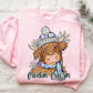 Freakin Freezin Highland Cow Winter Ready to Press Transfer DTF Transfer Sublimation Transfer