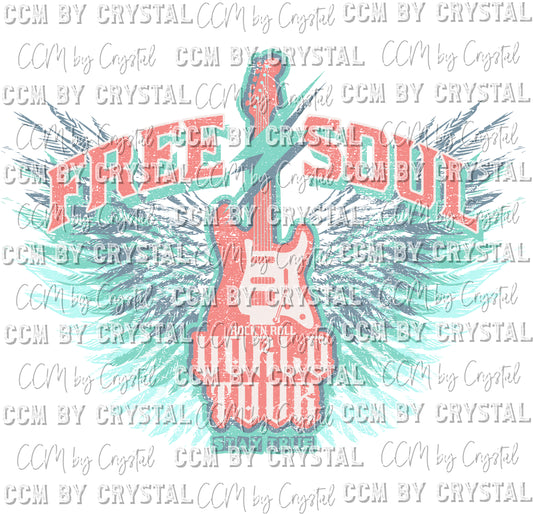 Free Soul Wings Ready to Press Transfer