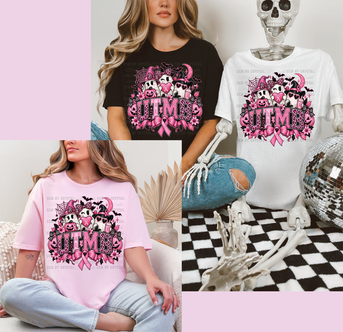 UTMB Breast Cancer Halloween T Shirt