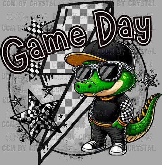 Game Day Gators Mascot Ready to Press Transfer DTF Transfer Sublimation Transfer