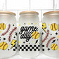 Game Day Softball UV Transfer 16oz Libby Glass Can Wrap Ready to Apply