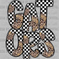 Gators Checkered Leopard Ready to Press DTF Transfers Sublimation Transfers (Copy)