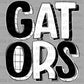 Gators Mascot Ready to Press Transfer DTF Transfer Sublimation Transfer