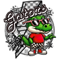 Gators Red Mascot Ready to Press Transfer DTF Transfer Sublimation Transfer