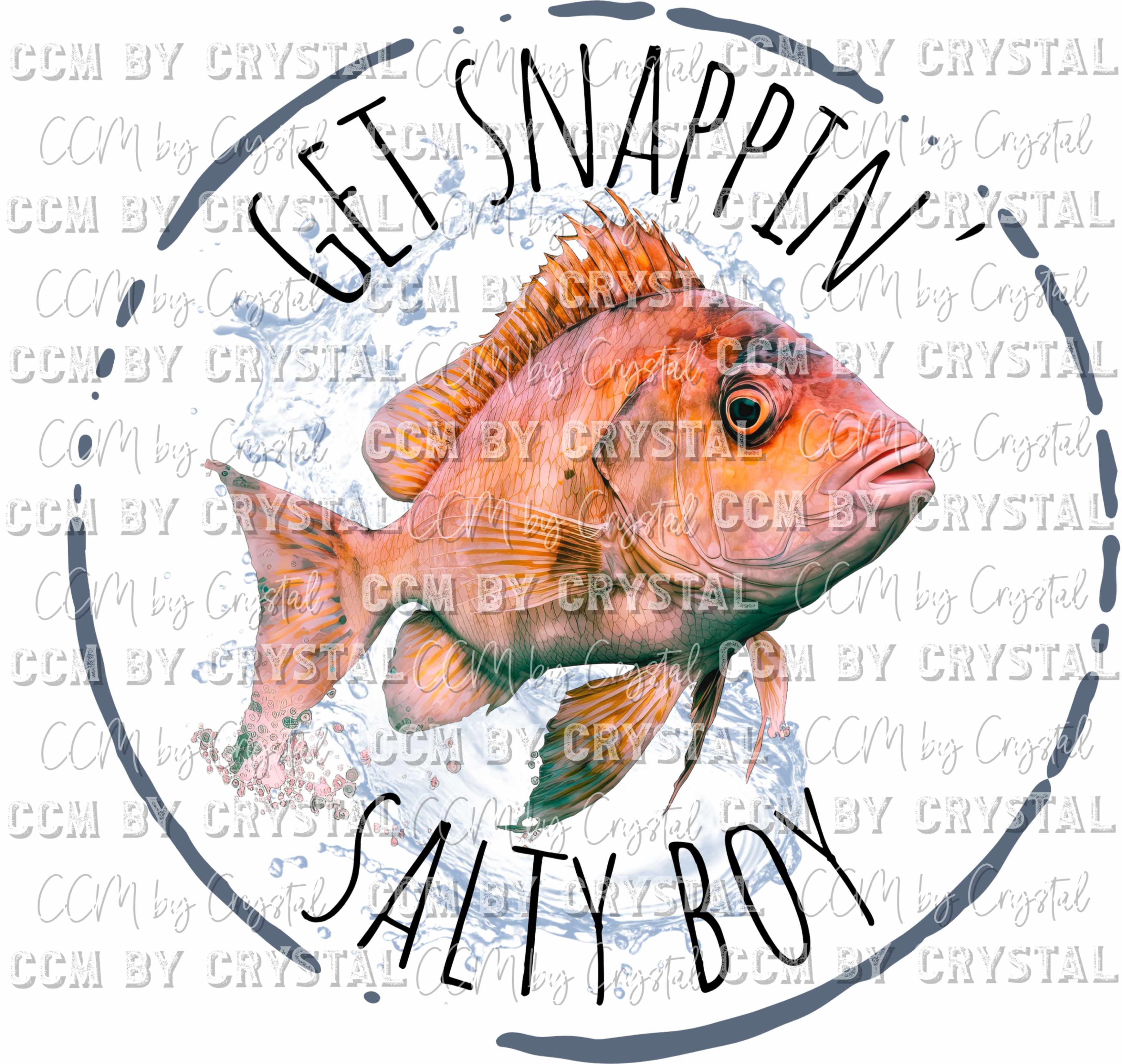 Get Snappin Red Snapper Fishing Ready to Press Transfer – CCMbyCrystal