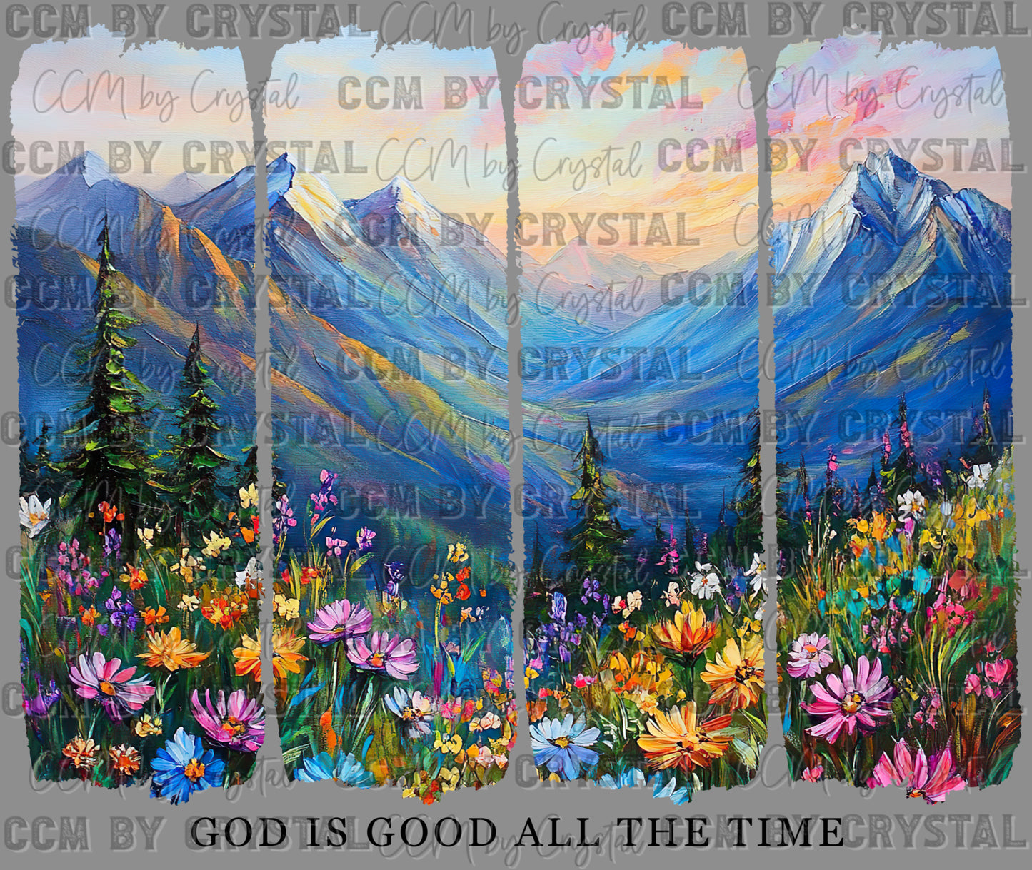 God is Good All the Time Ready to Press Transfer DTF Transfer Sublimation Transfer