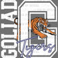 G Goliad Tigers Ready to Press Instant Peel DTF Transfers