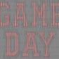 Game Day Faux Embroidery Maroon Grey Sports Mascot Ready to Press Transfer DTF Transfer Sublimation Transfer