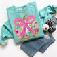 Faux Glitter Floral Painted Pumpkin Ready to Press Transfer DTF Transfer Sublimation Transfer