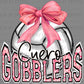 Cuero Gobblers Volleyball Pink Bow Sports Mascot Ready to Press Transfer DTF Transfer Sublimation Transfer