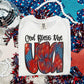 God Bless the USA 4th of July Ready to Press Transfer DTF Transfer Sublimation Transfer