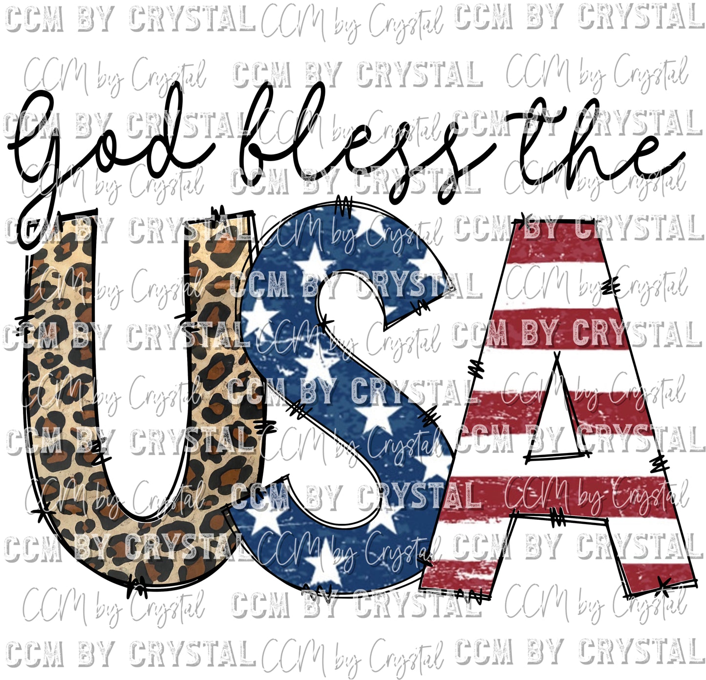 God Bless the USA Copy of America Ready to Press Transfer