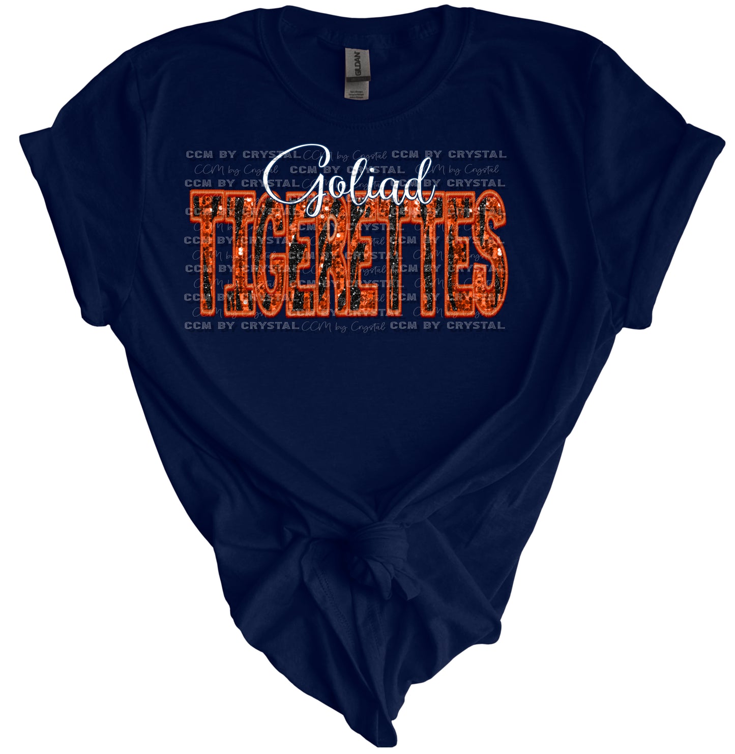 Goliad Tigerettes Tiger Stripe Gildan Softstyle T-Shirt