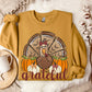 Grateful Turkey Fall Thanksgiving Ready to Press Transfer DTF Transfer Sublimation Transfer