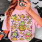 Spooky Green Guy Christmas Halloween Ready to Press Transfer DTF Transfer Sublimation Transfer