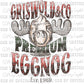 Griswold Premium Eggnog Background Ready to Press Transfer