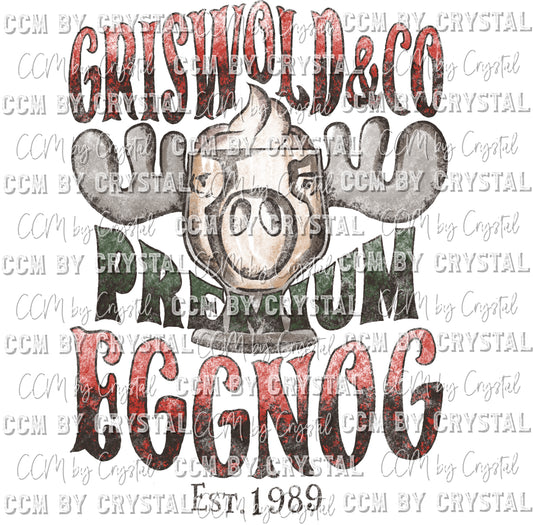 Griswold Premium Eggnog Background Ready to Press Transfer