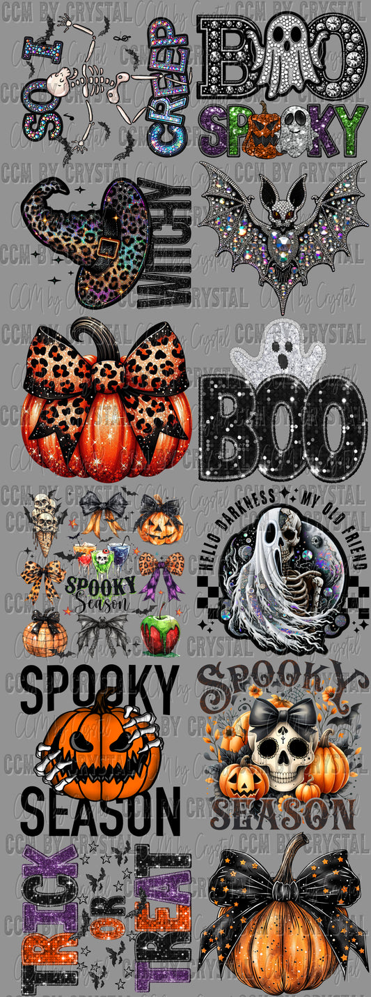 Halloween GANG Sheet 60" DTF Gang Sheet