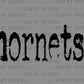 Hornets Ready to Press Transfer DTF Transfer Sublimation Transfer