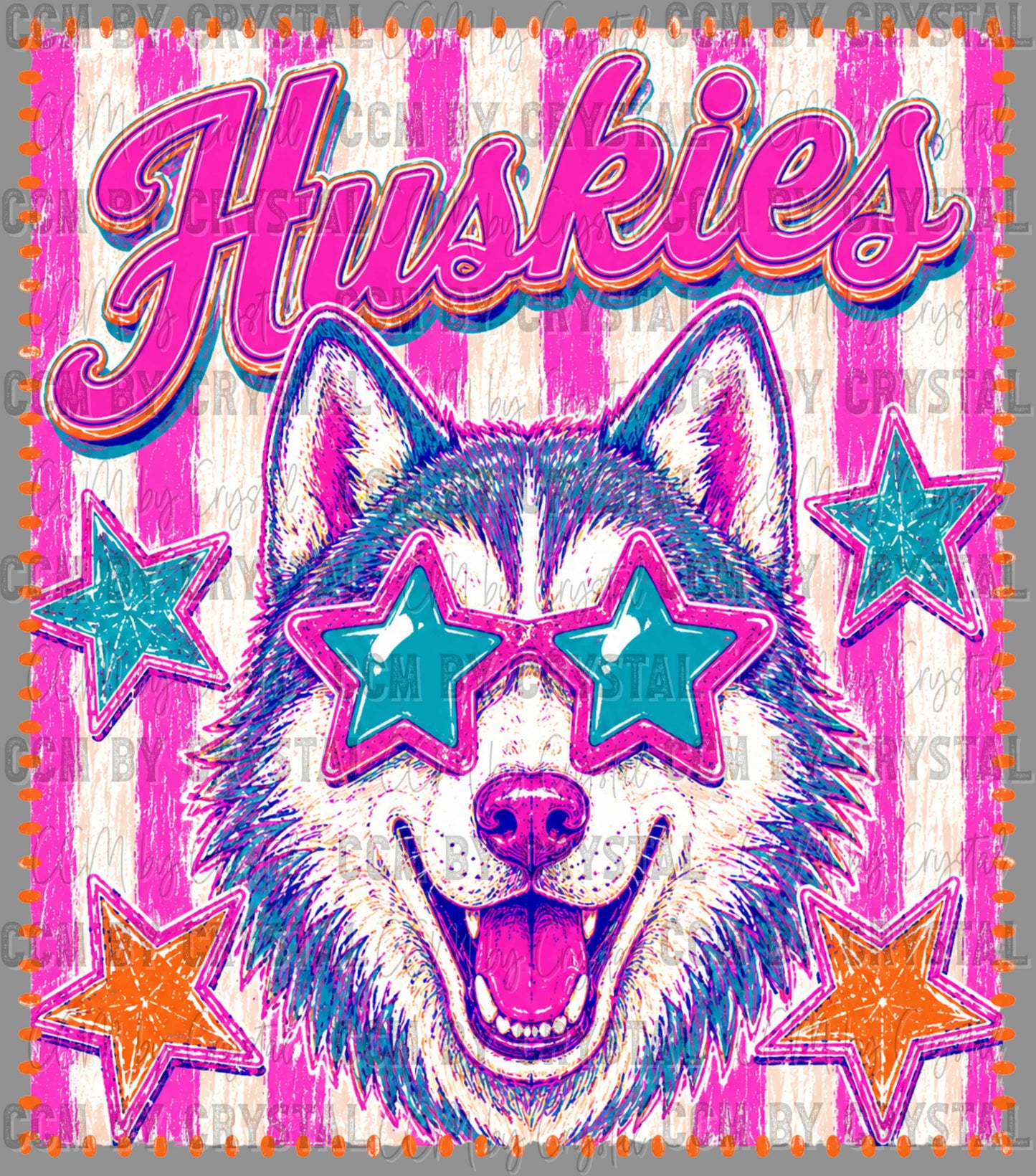 Huskies Ready to Press DTF Transfers Sublimation Transfers
