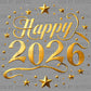Happy 2026 New Years Ready to Press Transfer DTF Transfer Sublimation Transfer