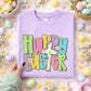 Happy Easter Faith Spring Ready to Press Instant Peel DTF Transfers Sublimation Transfers