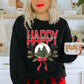 Christmas Happy Holidays Ready to Press Transfer DTF Transfer